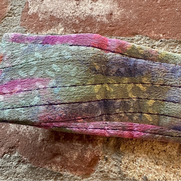 Vintage hot pink, purple, orange and army green belt - Picture 7 of 15